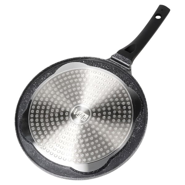 Granitpande til æg 4 huller BLACK LINE 26 cm