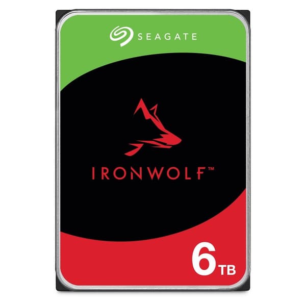 Seagate IronWolf 6TB SATA NAS-harddisk 5400 RPM
