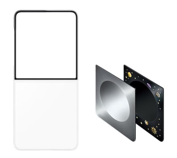 SAMSUNG Flipsuit-etui til Galaxy Z Flip8 EF-FF776CJEGWW Grå