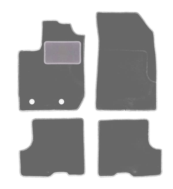 Grå bilmåtter til Dacia Sandero II FL hatchback (2018-2021)