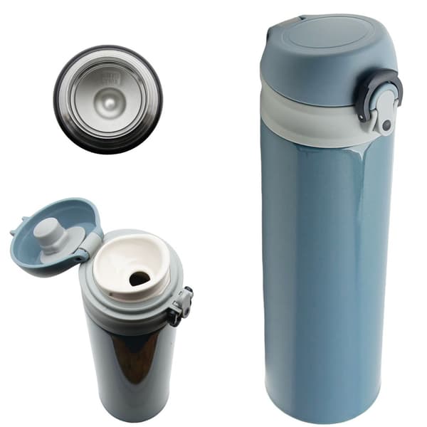 Termokrus i stål, 450 ml, til kaffe, te og vand