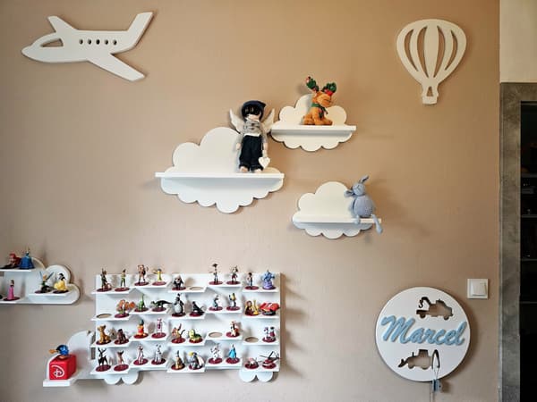 Mimi Cloud vägghylla för barnrum
