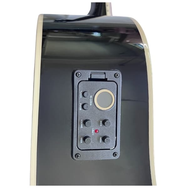 V-tone VEAG1 CE BK 4/4 svart elektroakustisk gitarr