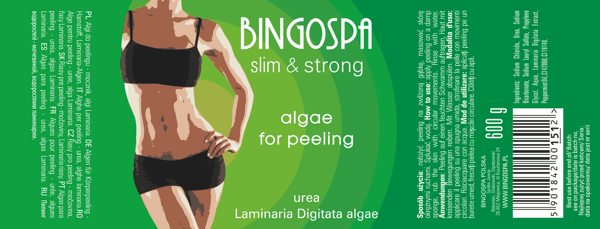 BINGOSPA slank og stærk algeskrælning