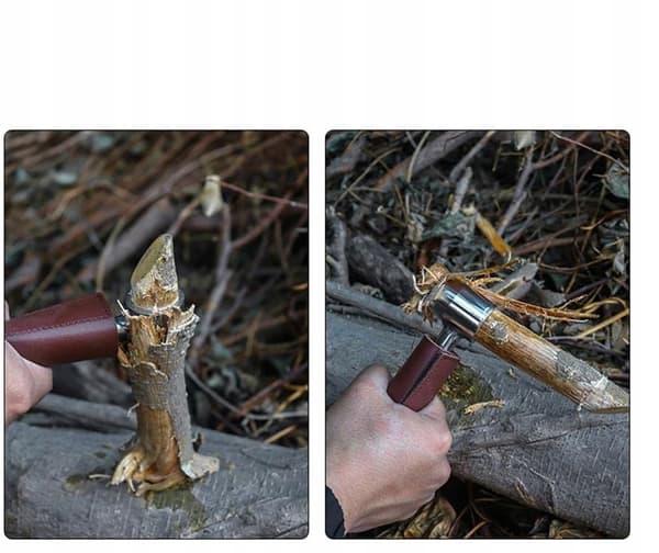Bushcraft Key Handträborr Överlevnad Handträborr
