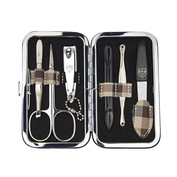 Kellermann 7858 MC N set med 6 manikyrverktyg - rutmaterial