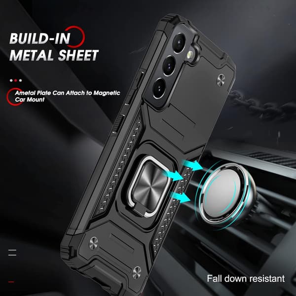 ETUI TIL SAMSUNG GALAXY S22+ 5G ARMOR SORT SILIKONE SM-S906B