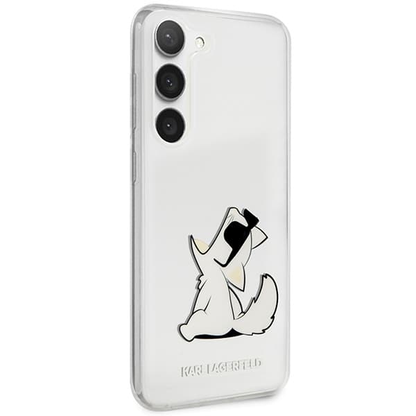 Karl Lagerfeld KLHCS23MCFNRC S23+ S916transparent hardcase Choupette Fun