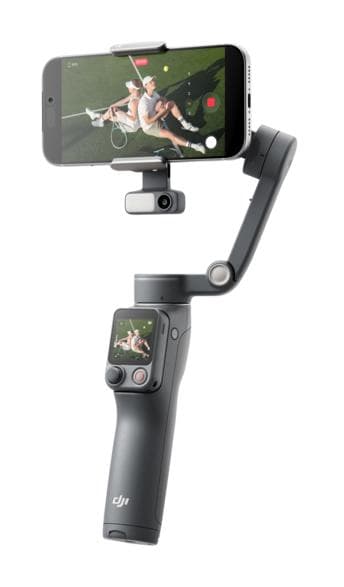 Stativ med stabilisator (Gimbal) DJI Osmo Mobile 8P Advanced Tracking Combo Svart