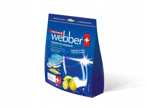 WEBBER OPVASKEMASKINETABLETTER 40 STK.