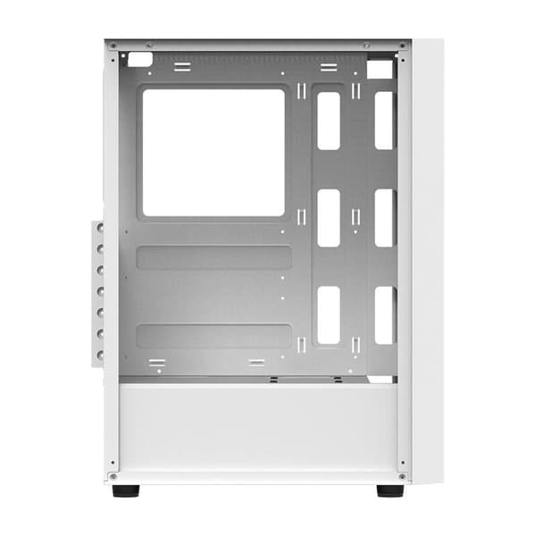 Darkflash A290 computerkabinet (hvid) + 3 RGB-blæsere