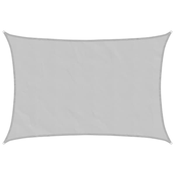 vidaXL Skuggsegel ljusgrått 6x5 m 100 % polyester
