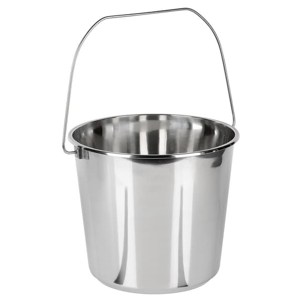 Ruostumaton teräsruokasanko 12 l