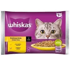 WHISKAS KATTEFODER KALKUN KYLLING I GELÉ 4*85 g MARS