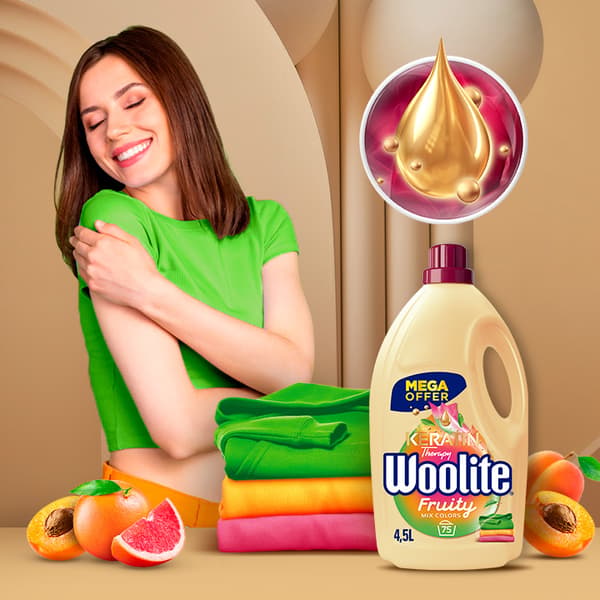Woolite Fruity-nestejauhe 4,5L