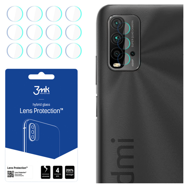 Xiaomi Redmi 9T - 3mk linsebeskyttelse