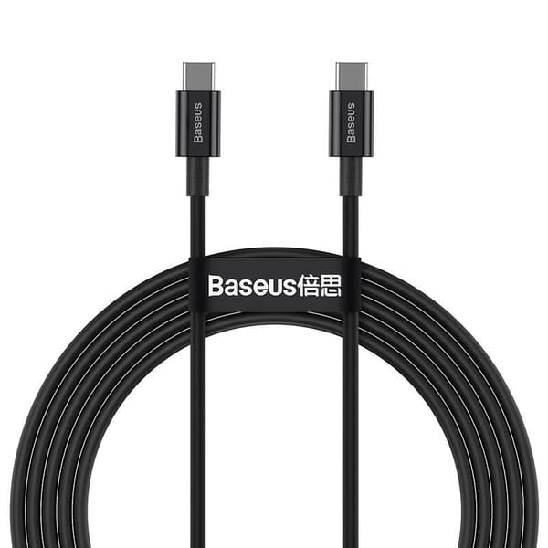 Baseus Superior Series USB-C til USB-C kabel, 100W, 1m (sort)