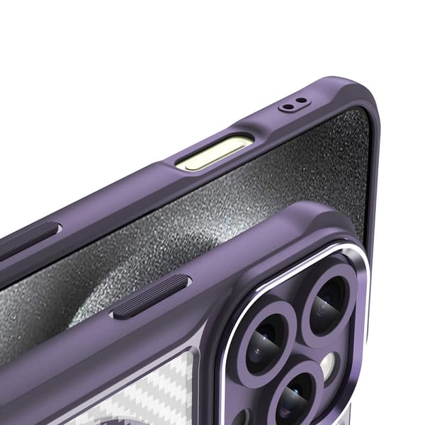 Leading Series MagSafe Silikone Etui til iPhone 16 Pro Max - Lilla