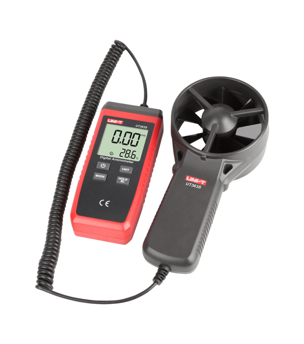 UT363S vindhastighedsmåler anemometer lufthastighedsmåler
