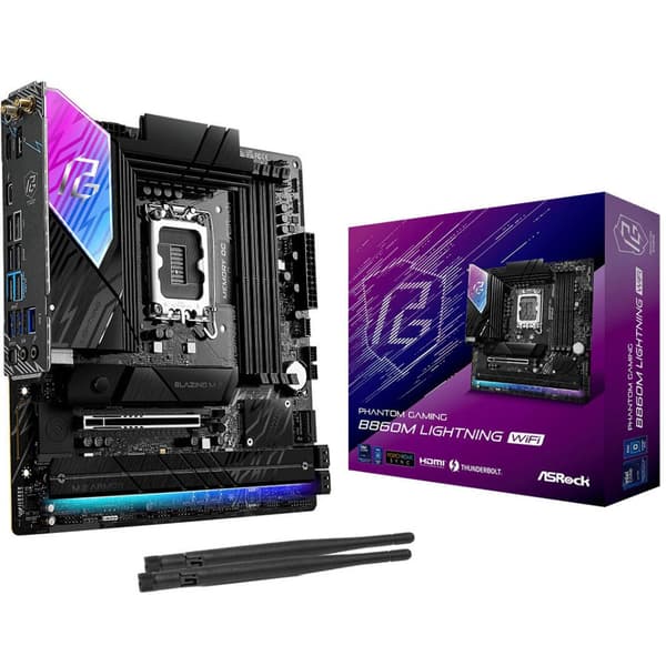ASRock B860M Lightning WiFi bundkort