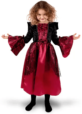 Vampyrgrevinna VAMPYRkostym 116-128cm