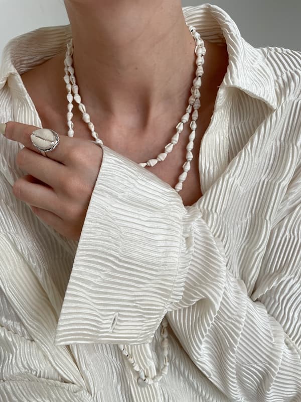 Halsband med snäckor ANDA XL