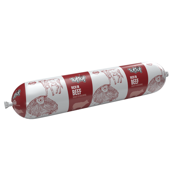 TUF TUF Nötköttsbar - våtfoder för hundar - 24x900g