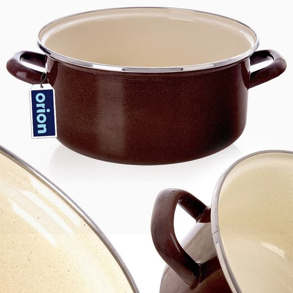 Emaljerad gryta BROWN 26 cm, 5 l