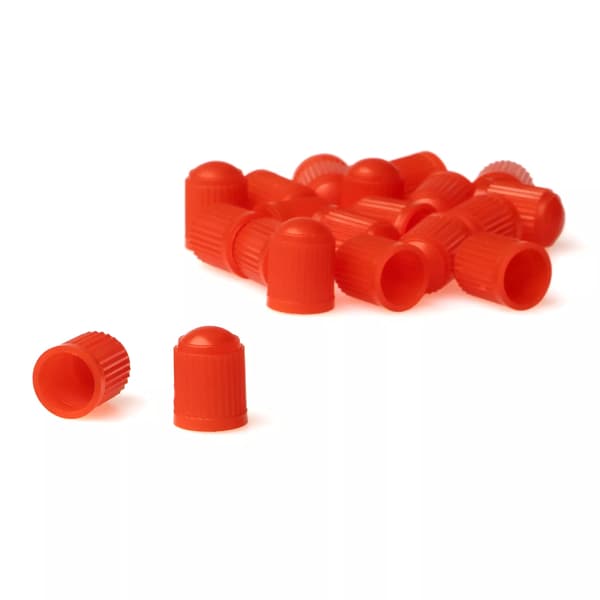Plastventilhattar, röda, 100 stycken