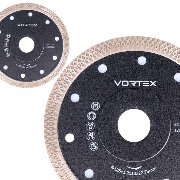 Diamantklinga för keramiska plattor 125 mm Vortex