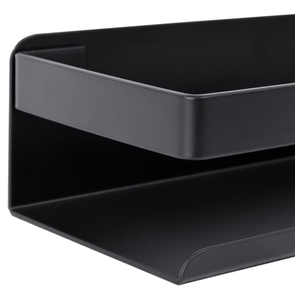 Megara loft badeværelseshylde 50 cm sort