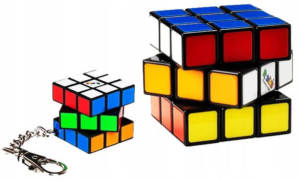 Rubiks terning 3x3 nøglering
