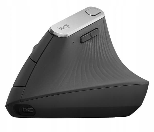 Logitech MX Vertical Advanced Ergo -langaton hiiri, grafiitti