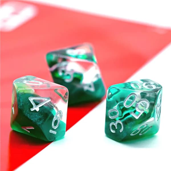 Øje af havets drage RPG terningsæt med 7 terninger