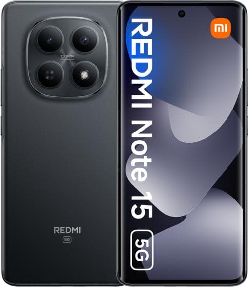 Smartphone XIAOMI Redmi Note 15 5G 6 GB/ 128 GB Sort