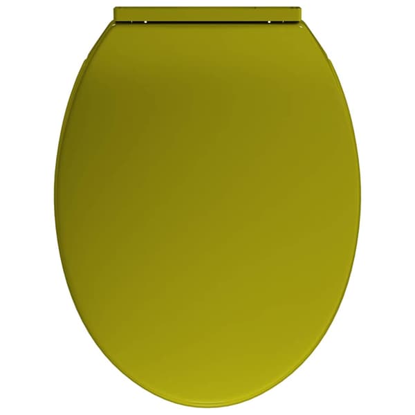vidaXL Soft Close toiletsæde, grøn, oval