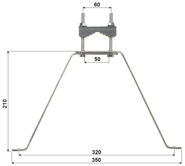VÆGKLEMME OMP-50L22