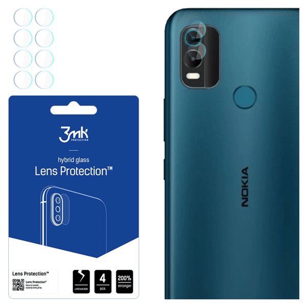 Nokia C21 Plus - 3mk linsebeskyttelse