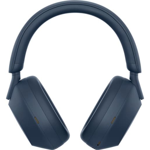 Sony WH-1000XM5 on-ear-hörlurar blå