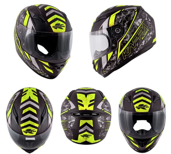 Kappa Prox KASK KJ04 EVO Junior Integreret Fullface Solidt Håndværk