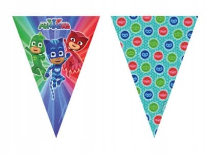 "PJ Mask"-banderoll, flaggor