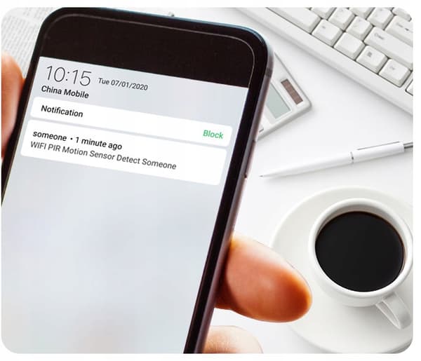 TUYA PIR WiFi rörelse-/närvarodetektorsensor