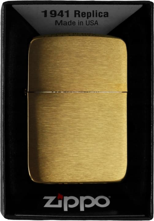 ZIPPO Lighter REPLIKA BØRSTE MESSING Gavesæt nr. 3