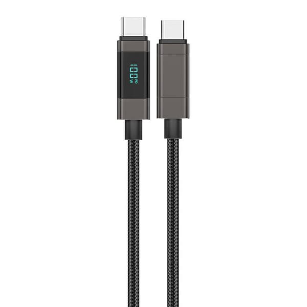 Foneng XS05 100W USB-C til USB-C-kabel (sort)