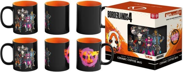 Thermoactive-mugg Borderlands 4 Vault Keeper Glitch – Flerfärgad