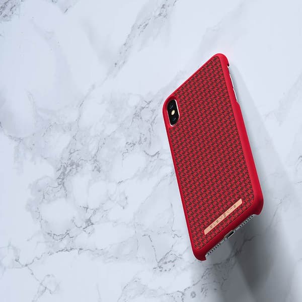 Nordic Elements Saeson Idun - iPhone Xs Max Tygskal (Rött)
