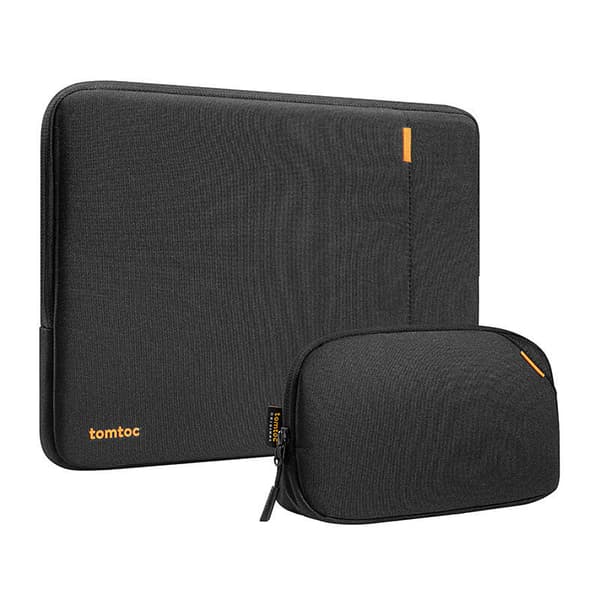 Tomtoc Defender-A13 Laptop-etui og -taske (sort)