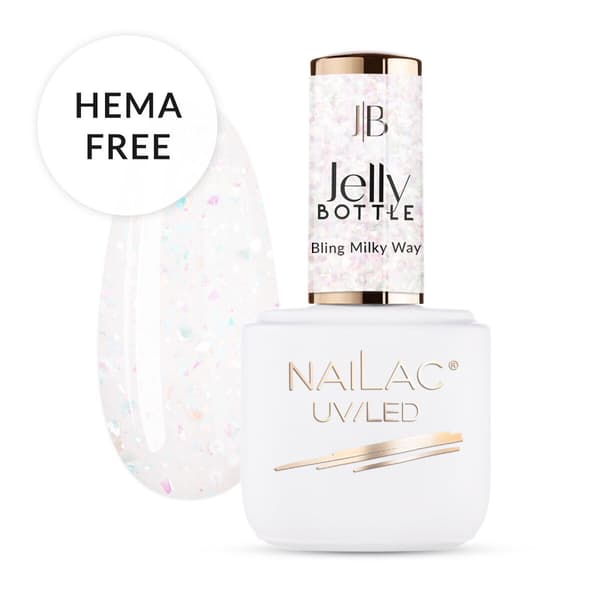 Jelly Bottle Bling Milky Way NaiLac 7ml