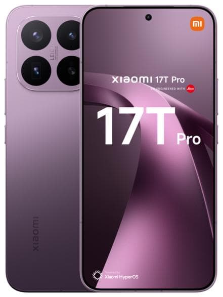 XIAOMI 17T Pro 5G Smartphone 12GB/1TB Lilla