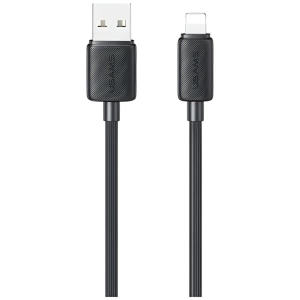 USAMS KY-serien US-SJ689 2.4A USB-A til Lightning-kabel 1m sort